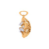 Floral Pattern Gold Pendant