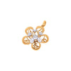 Floral Pattern Gold Pendant