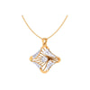 Diamond-Shaped Gold Pendant