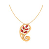 Intricate Design Gold Pendant