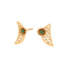 Semilunar Shaped Exclusive Gold Earrings 