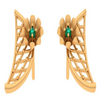 Semilunar Shaped Exclusive Gold Earrings 