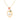 Lovely Shape Gold Pendant for Girls