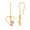 Love to Nature Gold Earrings