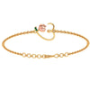 22K Lotus Themed God Bracelet To Gift Yourself