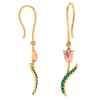 Rosy Affair Gold Earrings