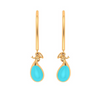 Delectable Hook Type 22K Gold Drop Earrings