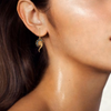 Sleek 22 Karat Yellow Gold Studs