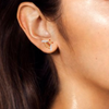 Sleek 22 Karat Gold Studs for Women