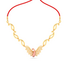 22K Bird Shaped Elegant Gold Necklace Design