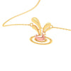 22K Gold Pendant Bird-Like Shape From Barish Collection