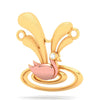 22K Gold Pendant Bird-Like Shape From Barish Collection