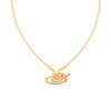 22K Gold Pendant With Songbird Accents From Barish Collection