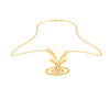 22K Gold Pendant With Solid Droplet Design From Barish Collection