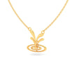 22K Gold Pendant With Solid Droplet Design From Barish Collection