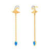 22K Gold Earrings With Subtle Shape from Barish Collection