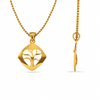 22KT (916) Yellow Gold Pendant for Women