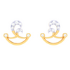 22k Lovely Stud Earrings for Ladies from PC Chandra Goldlites Collection