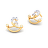 22k Lovely Stud Earrings for Ladies from PC Chandra Goldlites Collection