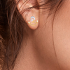 22k Lovely Stud Earrings for Ladies from PC Chandra Goldlites Collection