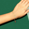 22KT Musical Note with Evil Eye Gold Braclet From Online Exclusive Collection  