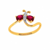 22KT (916) Yellow Gold Ring for Women