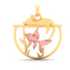 22K fish bowl shaped Gold Pendant from Online Exclusive Collection 