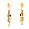  Three Dhols 22K Gold Earrings\
From Goldlites Collection