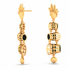  Three Dhols 22K Gold Earrings\
From Goldlites Collection