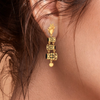  Three Dhols 22K Gold Earrings\
From Goldlites Collection