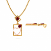 22KT (916) Yellow Gold Pendant for Women