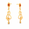 Uniquely Designed 22K Hanging Gold Earrings\
From Goldlites Collection