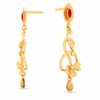 Uniquely Designed 22K Hanging Gold Earrings\
From Goldlites Collection