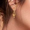 Uniquely Designed 22K Hanging Gold Earrings\
From Goldlites Collection