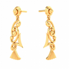 Unique Design 22K Hanging Gold Earrings From \
Goldlites Collection 