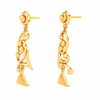 Unique Design 22K Hanging Gold Earrings From \
Goldlites Collection 