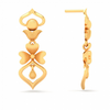 Unique Floral Shape 22K Hanging Gold Earring\
From Goldlites Collection 