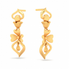 Unique Floral Shape 22K Hanging Gold Earring\
From Goldlites Collection 