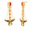 22k Gold Earrings with gorgeous hanging butterfly design from Goldlites Collection