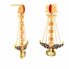 22k Gold Earrings with gorgeous hanging butterfly design from Goldlites Collection