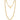 Two-Tone Gold Moff Chain - 22K Yellow Gold and White Gold Design