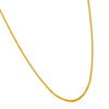22K Gold Woven Chain Necklace