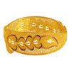 22K Gold Filigree Bangle With Floral Motifs For Women & Girls - 1 Piece