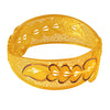 22K Gold Filigree Bangle With Floral Motifs For Women & Girls - 1 Piece