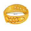 22K Gold Filigree Bangle With Floral Motifs For Women & Girls - 1 Piece