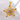 22K Gold Pendant Purple Floral Design With Leafy Accents And Patterns