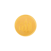 22k (916) 5 gm Allah Yellow Gold Coin