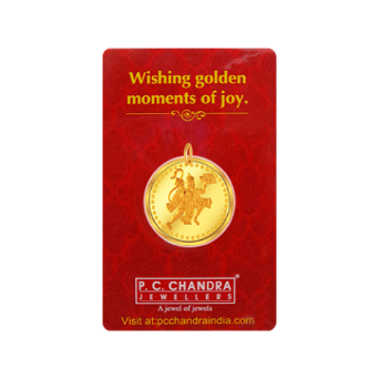 10 gm Lord Hanuman Coin Pendant