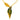 22K Gold Necklace With Green Leaf & Bubble Design