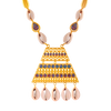 Unique 22K Gold Boho Necklace with Cowrie Shells